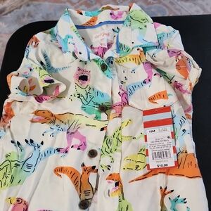 Cat & Jack Multicolor Dinosaur Print Shirt